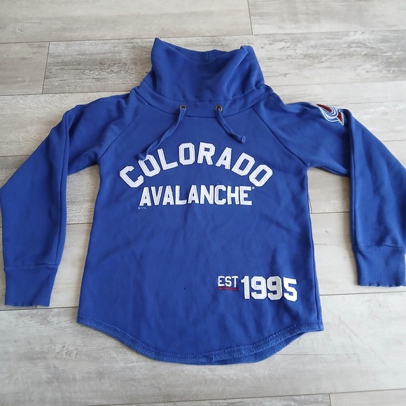Colorado Avalanche NHL Womens Pullover Soft As A Grape Size S - Picture 1 of 11